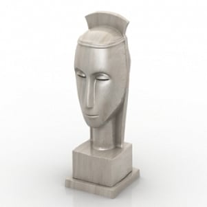Figurine mask 3D Model