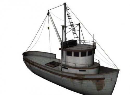 Boat Fishing Free 3d Model