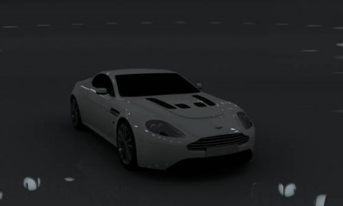 Aston Martin Vantage Car 3d Model