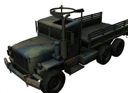 Army Truck Free 3d Model