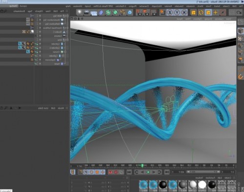 DNA Curved 3d Model