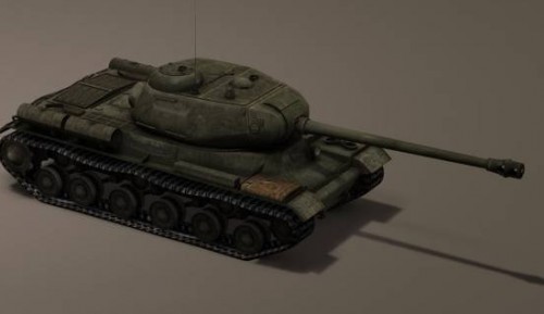Russian Tank 3d Model Js 122