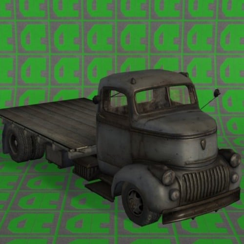 Old Truck Free 3d Model