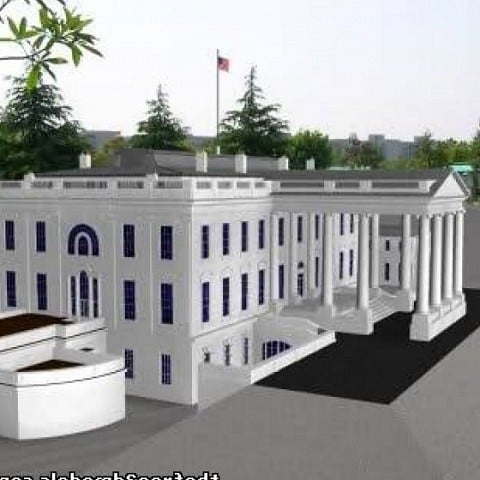 White House Free 3d Model