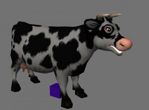 Fat Cow 3d Model