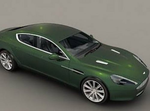Aston Martin Rapide Car 3d Model