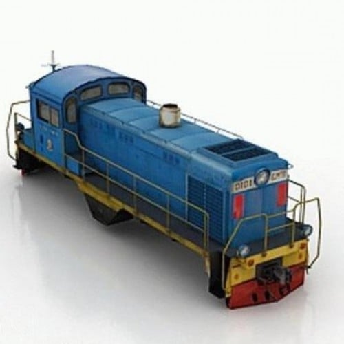 Locomotive Tgm3 Free 3d Model