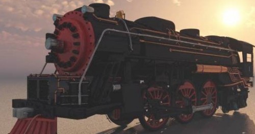 Locomotive Free 3d Model