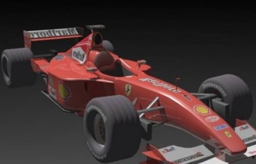 F1 Ferrari Free 3d Model