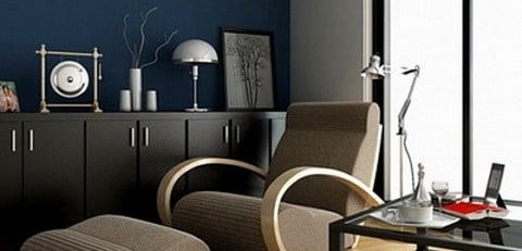 Modern Lounge Interior Free 3d Model