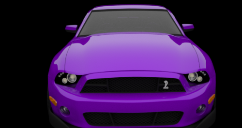 Ford Shelby Gt 500 Car 3d Model