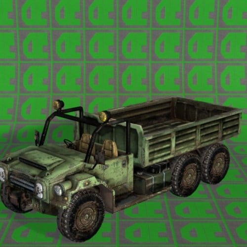 Army Truck 3d Model