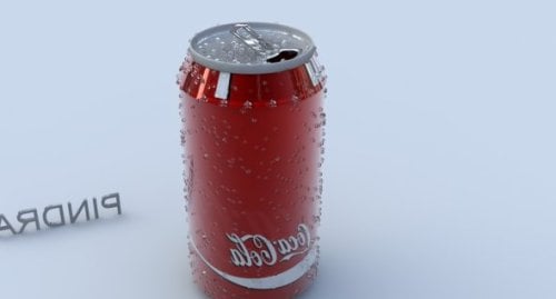 Soft Drink CocaCola Can Free 3d Model
