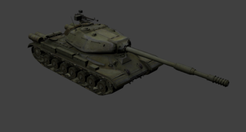 IS4 Heavy Tank Free 3d Model