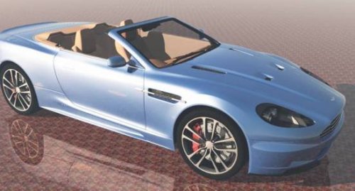 Aston-martin Dbs Volante 2010 Free 3d Model