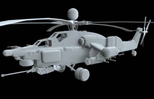 Mi28 Havoc Helicopter 3d Model