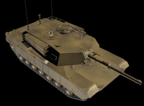 M1 Abrams Tank Free 3d Model