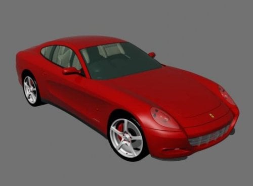 Ferrari Scaglietti Car Free 3d Model