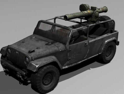 Jeep Tow Free 3d Model
