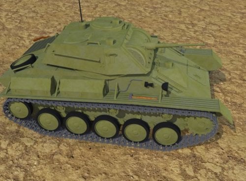 T80 Tank 3d Model Free