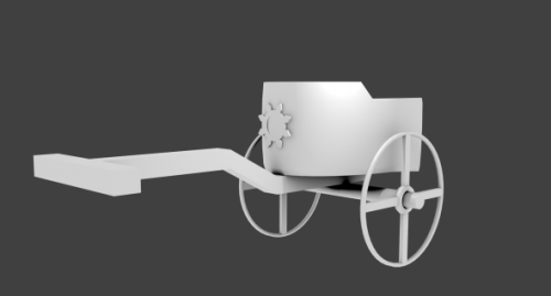 Greek Ancient Chariot Free 3d Model
