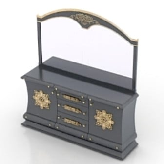 Luxury Dresser 3d Max Model Free