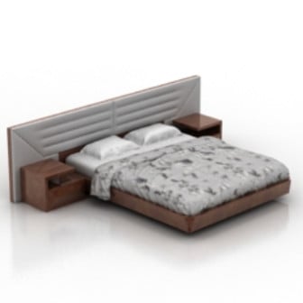 Classic Double Bed 3d Max Model Free