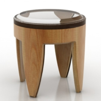 3d Max Model Wooden Table Design