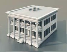Continental Residential 3d Max Building