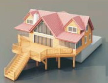 Villa Architectural 3d Max Model