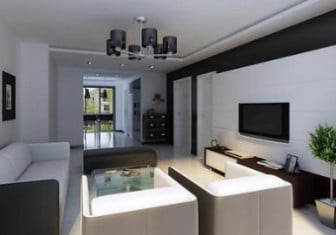 Small Living Room Design 3d Max Model