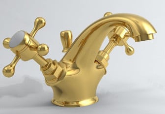 Classic Gold Faucet 3d Max Model