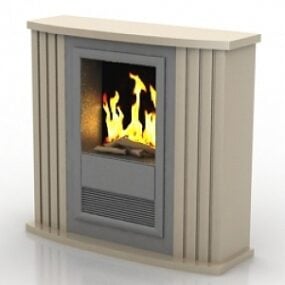 暖炉 3Dモデル