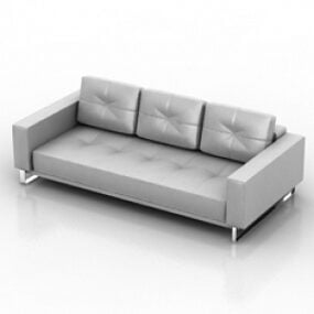 Leather Sofa 3d model