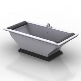 长方形浴缸3d模型