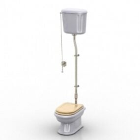 3D model záchodové mísy