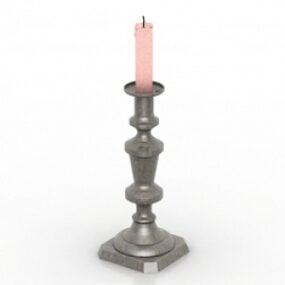 Modello 3d del candeliere