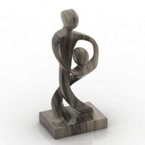Dancer Figurine 3d-malli