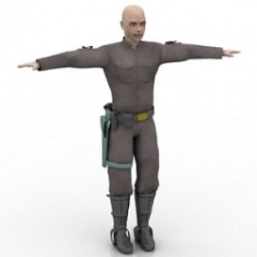 Luke Bespin Man 3d-modell