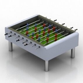 桌上足球3d模型