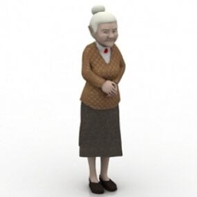 Παιχνίδι grandmother 3d μοντέλο