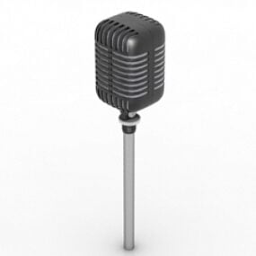 Model mikrofon 3d