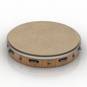 Instrument Tambourine 3d-modell
