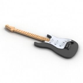 گیتار الکتریک مدل سه بعدی