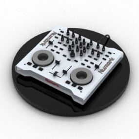 Controle de DJ Modelo 3d