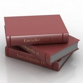 New Book Stack 3d model