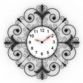 Floral Clock 3d model