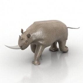 Реалистичный Rhino 3d модель
