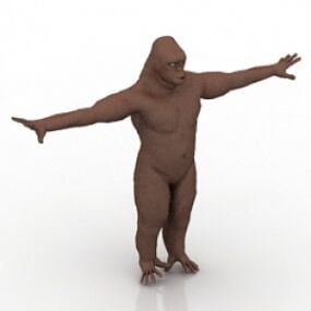 Gorilla-3D-Modell