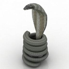 Serpiente modelo 3d